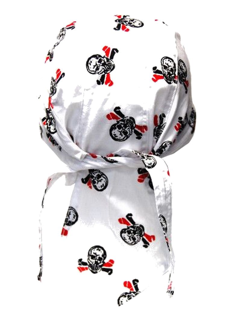 Bandana Cap Totenköpfe mit Knochen bunt