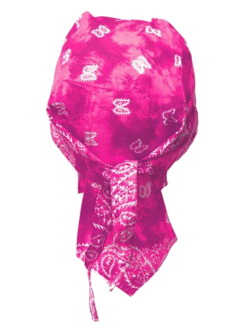 Bandana Cap Old School pink weiß
