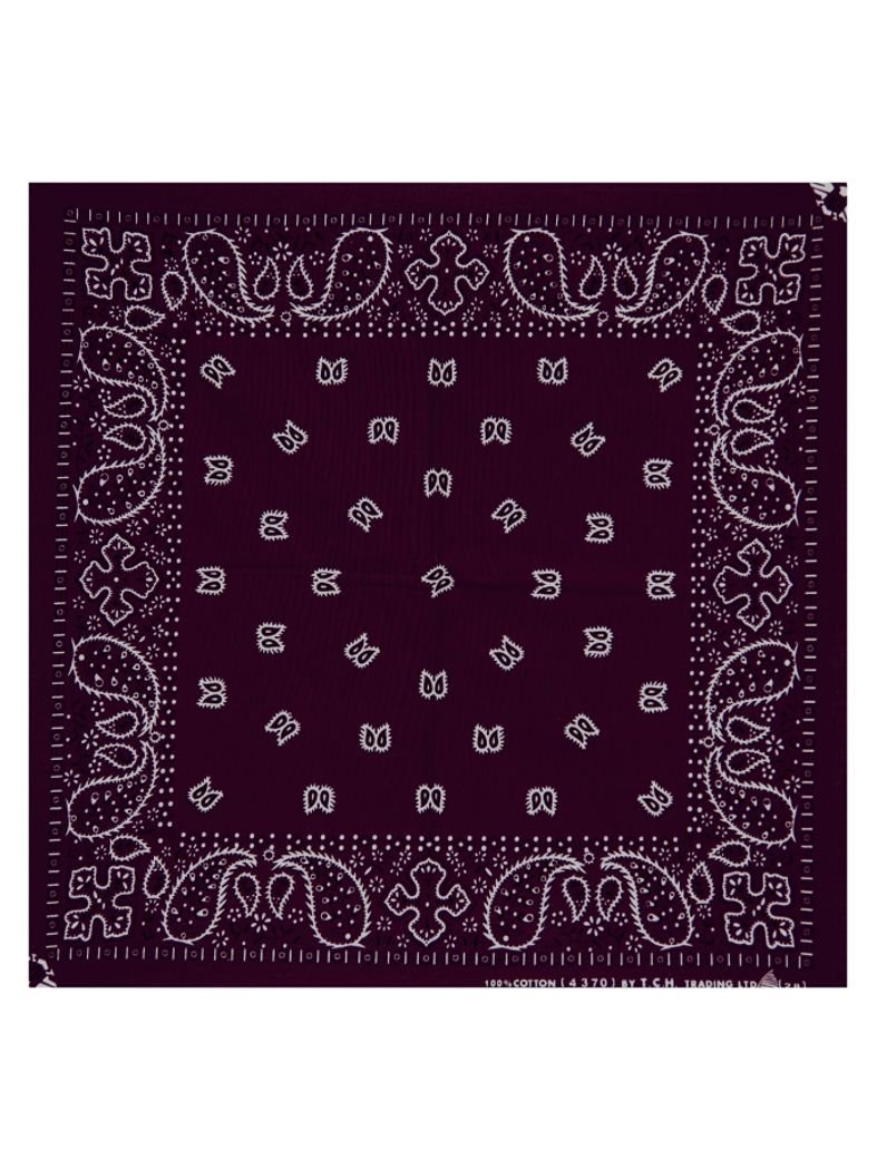 Bandana Old School bordeaux
