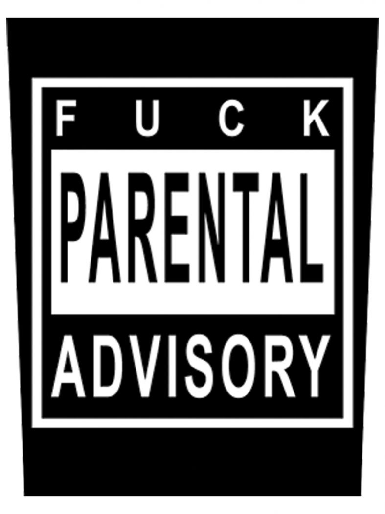 Generic Rückenaufnäher Fuck Parental Advisory