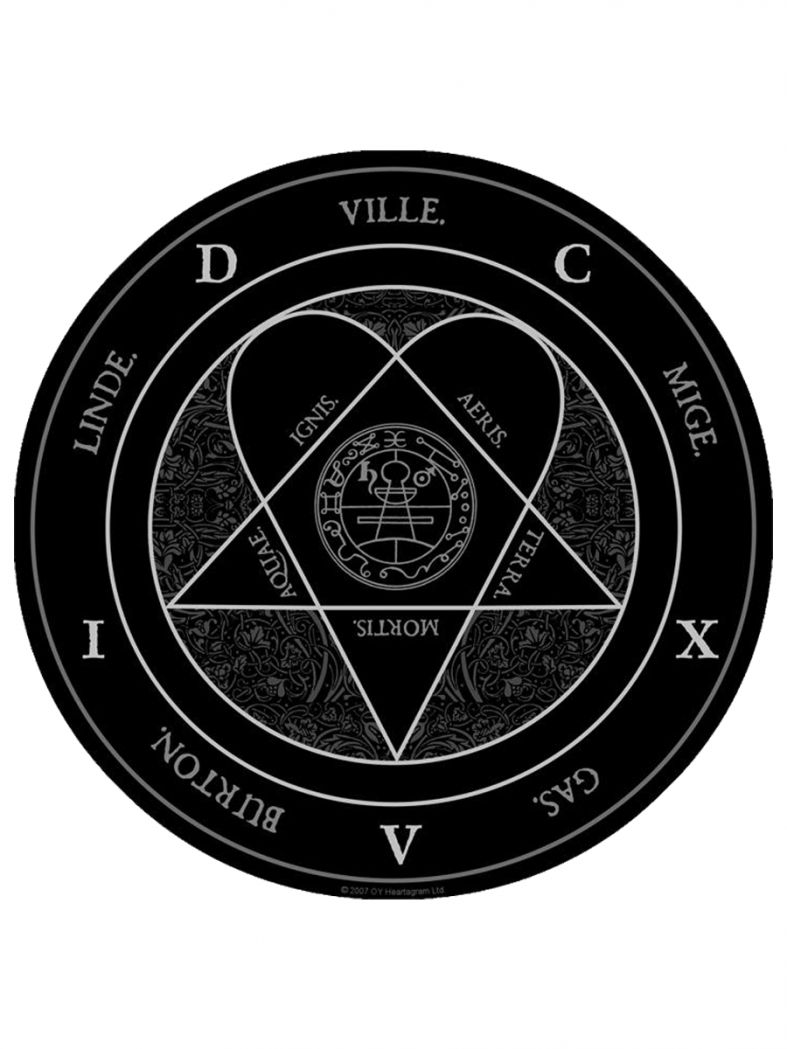 Him Rückenaufnäher Heartagram