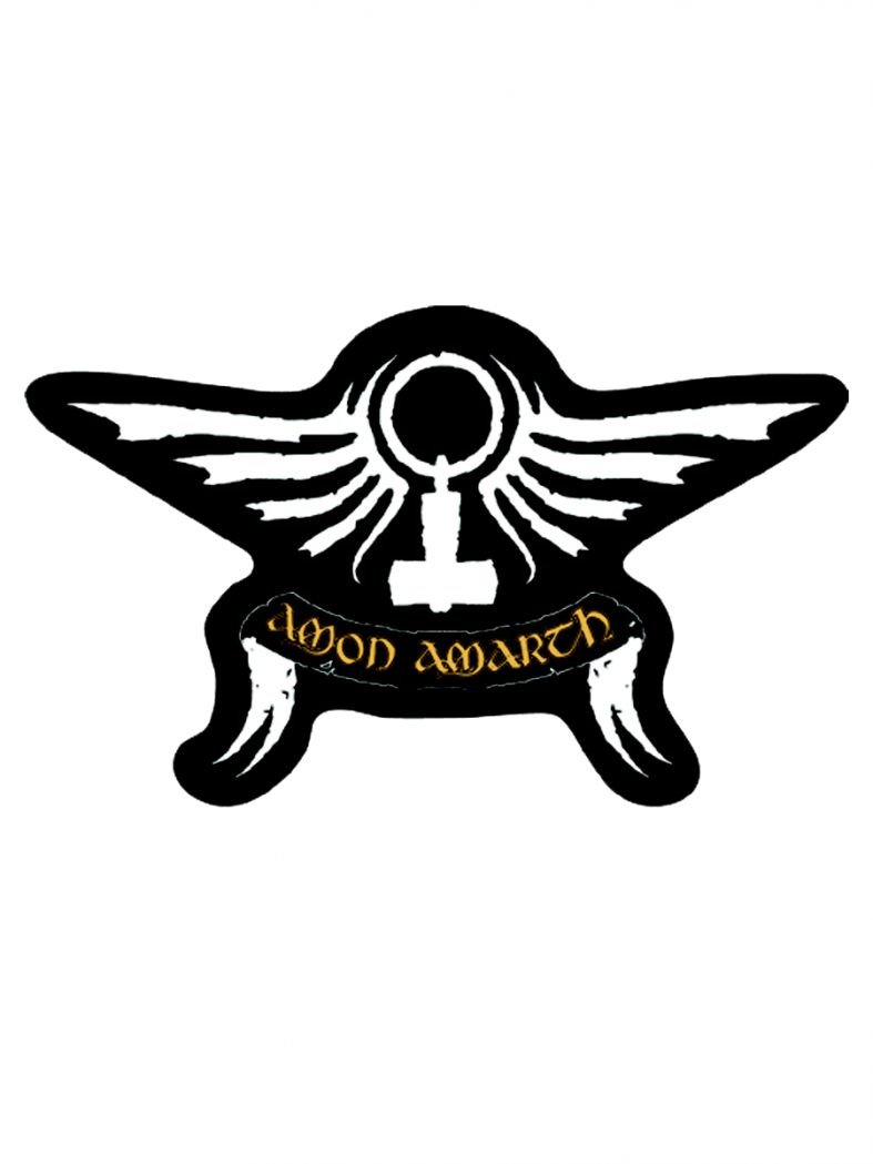 Aufnäher Amon Amarth Crest Cut Out