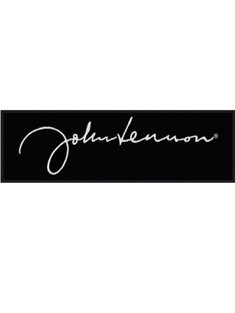Superstrip Aufnäher John Lennon - Signature