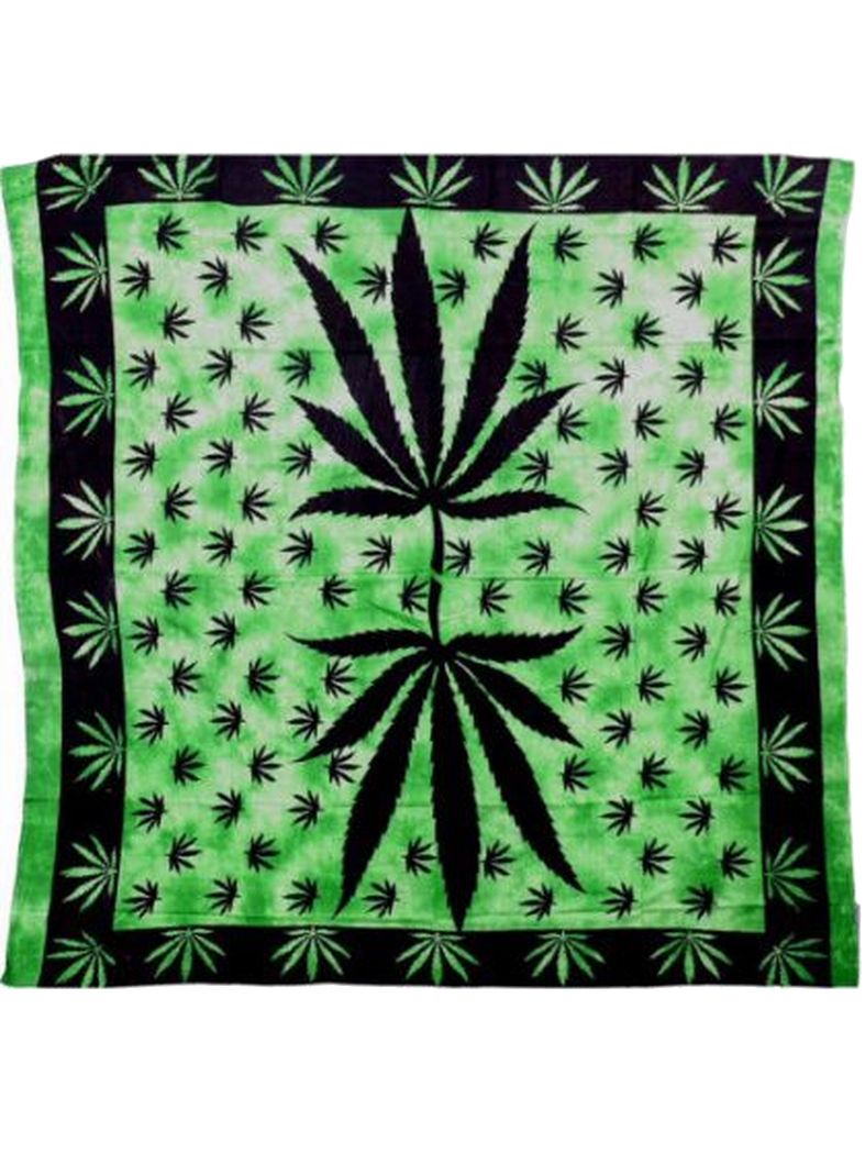 Tagesdecke Marijuana 220 x 220 cm