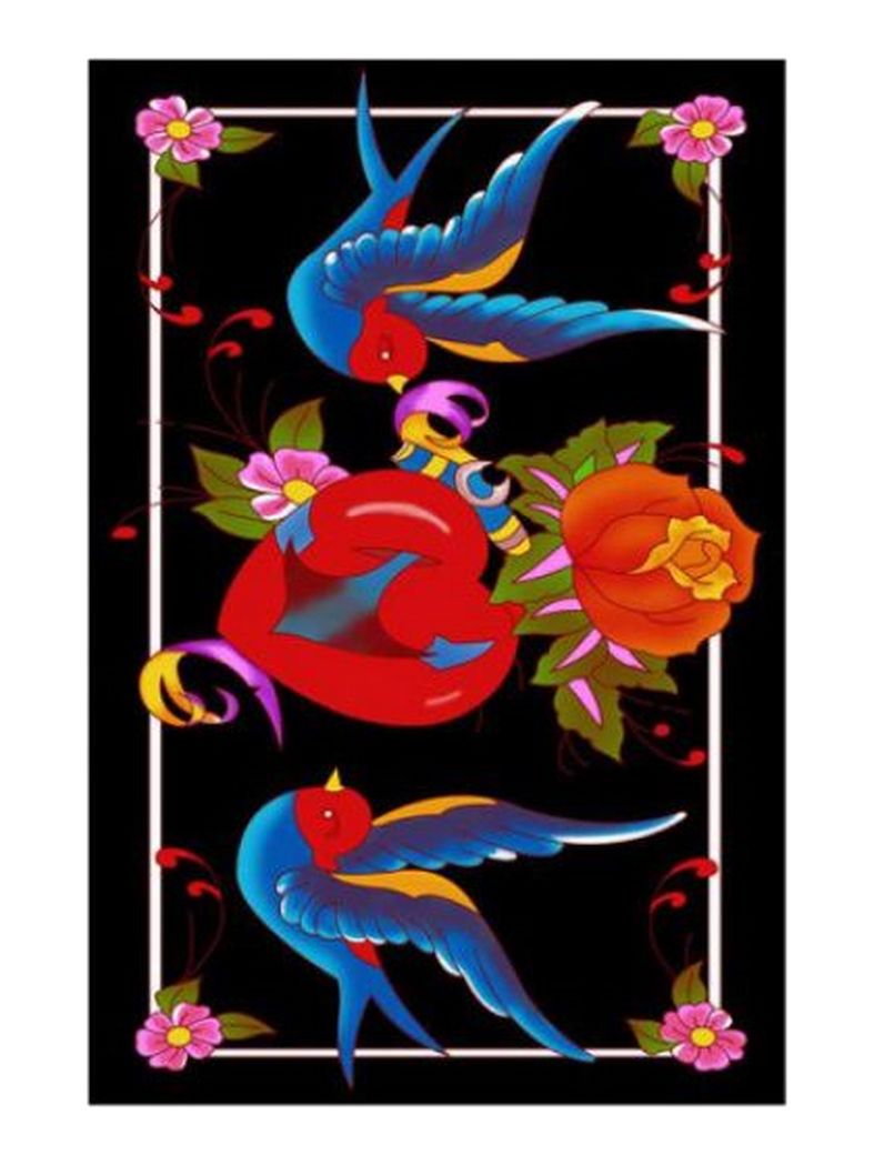 Tagesdecke Flowers 240 x 150 cm
