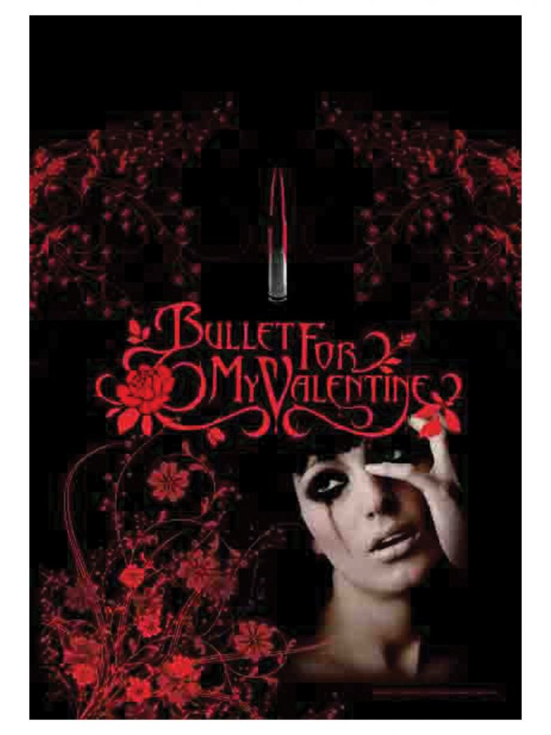 Bullet for My Valentine Poster Fahne Face
