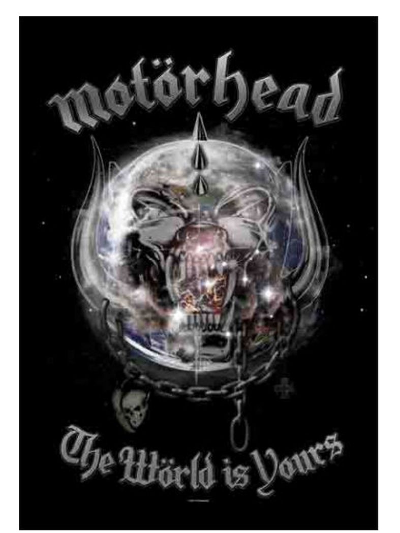 Motörhead Poster Fahne The World Is Yours