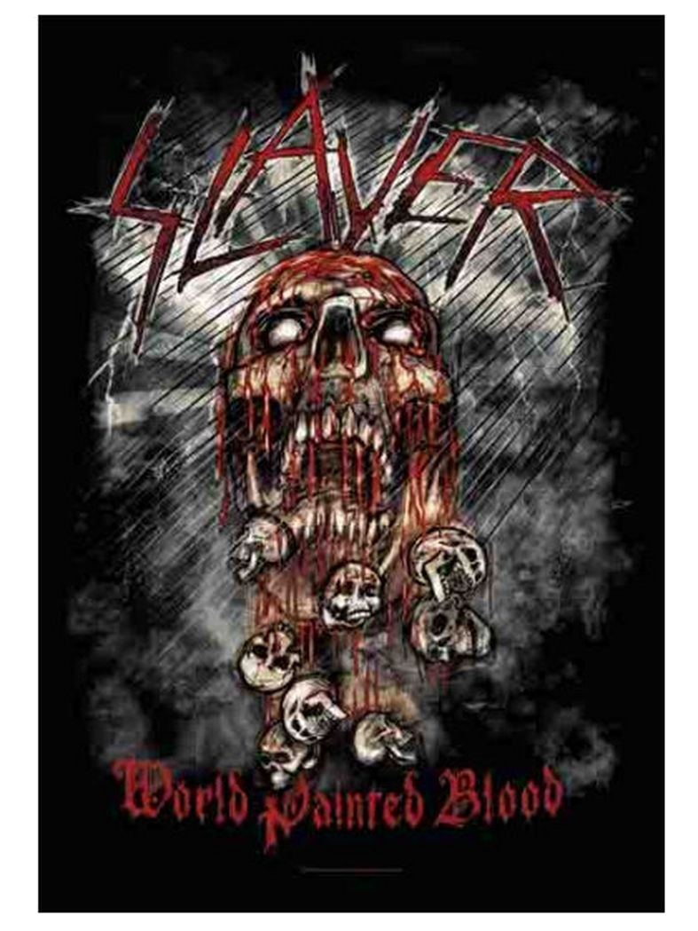 Slayer Poster Fahne World Painted Blood