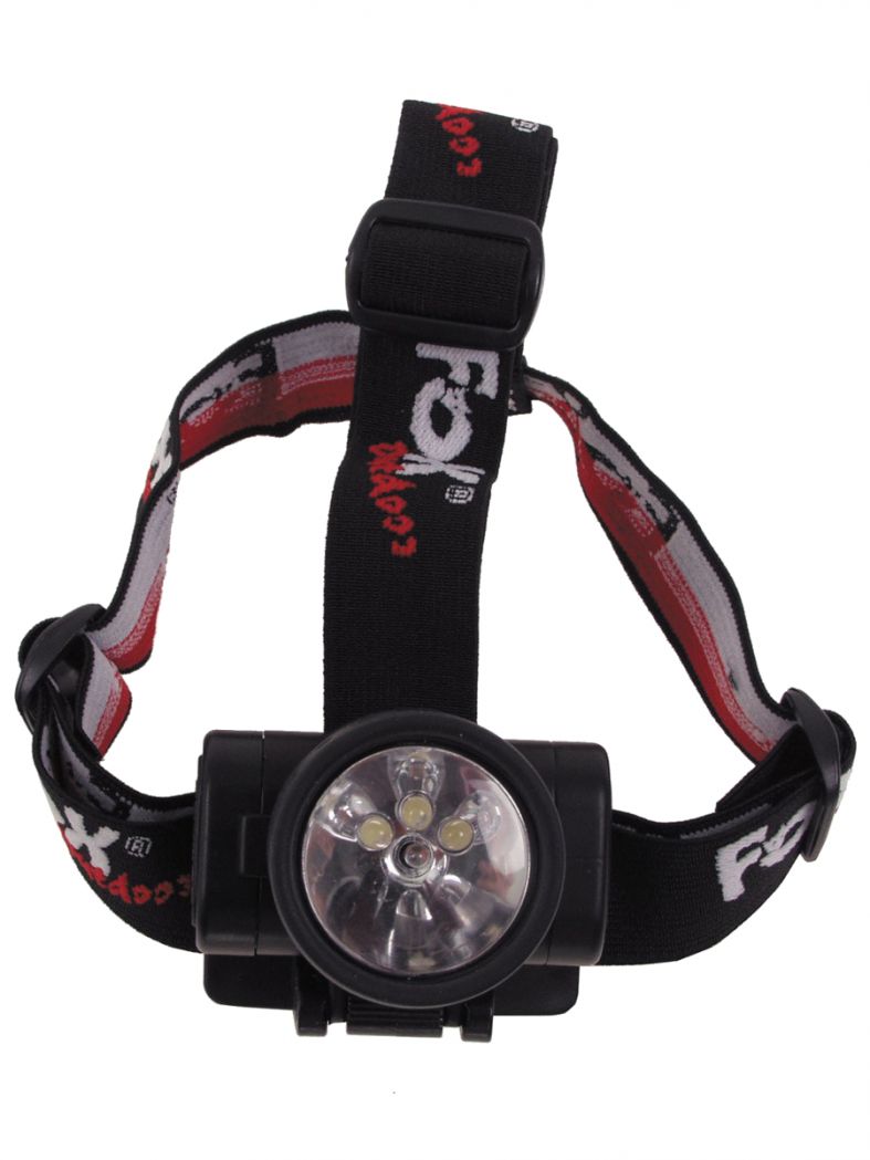 Stirnlampe 3 LED und 1 Crypton Birne