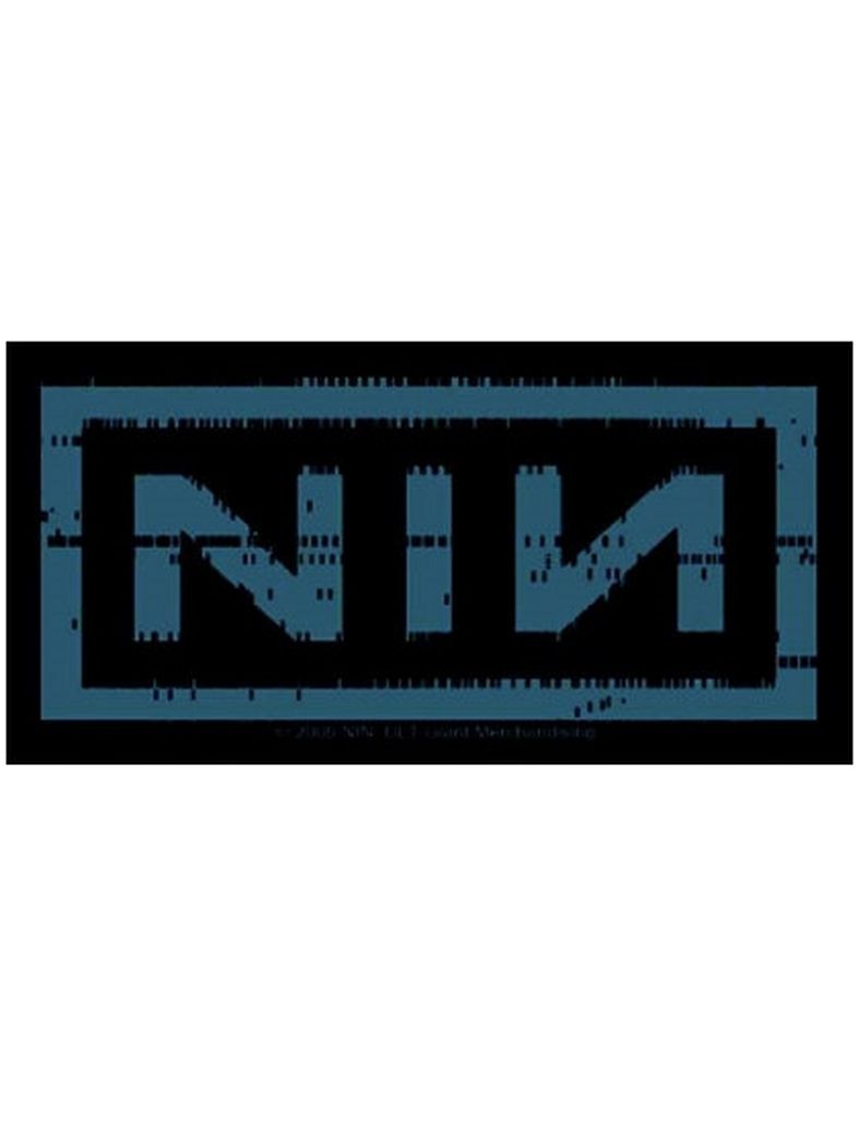 Aufnäher Nine Inch Nails Blue Nin Logo