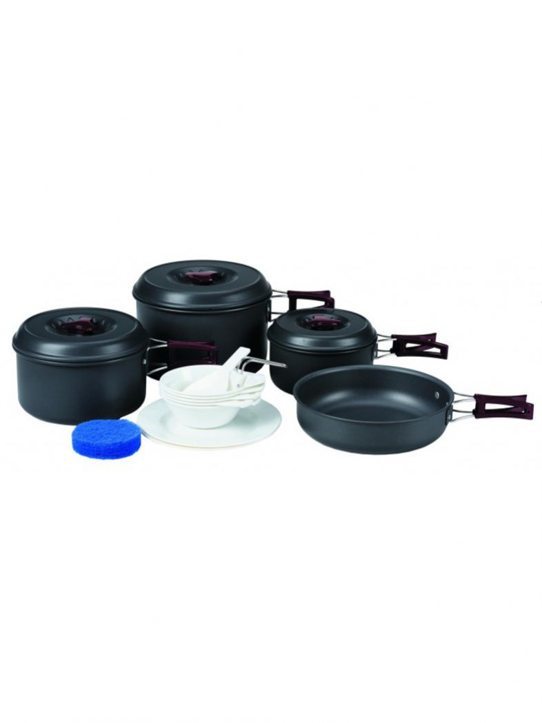 Camping Kochgeschirr Aluminium 13 teilig