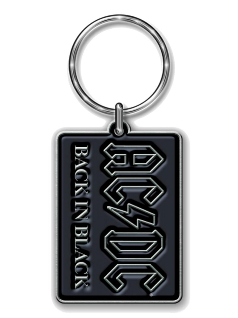 ACDC Back in Black Merchandise Schlüsselanhänger