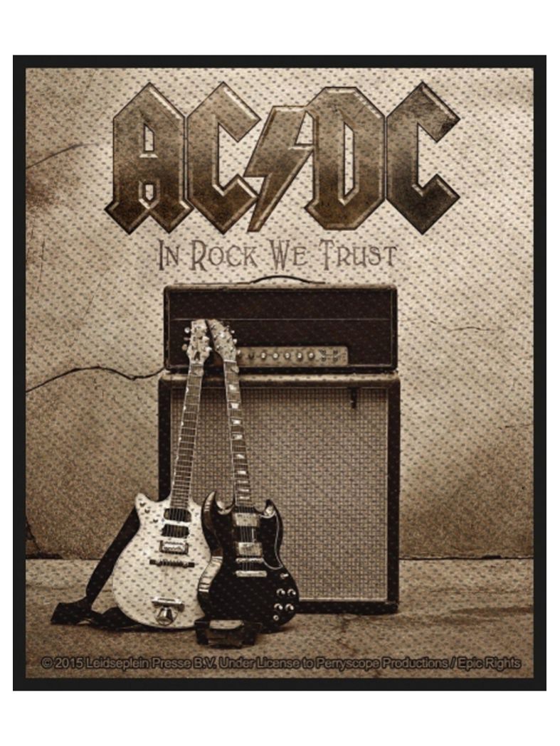 Aufnäher ACDC In Rock We Trust