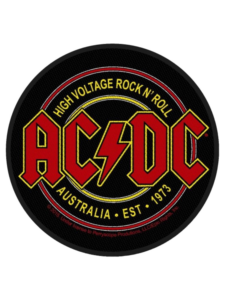 Aufnäher ACDC High Voltage Rock n Roll