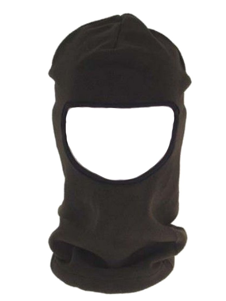 Sturmhaube 1 Loch fleece oliv mit Gummizug