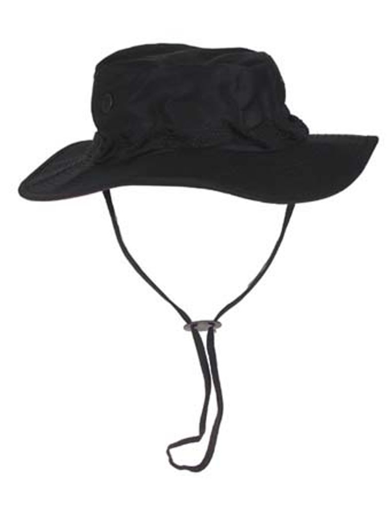US GI Buschhut mit Kinnband schwarz