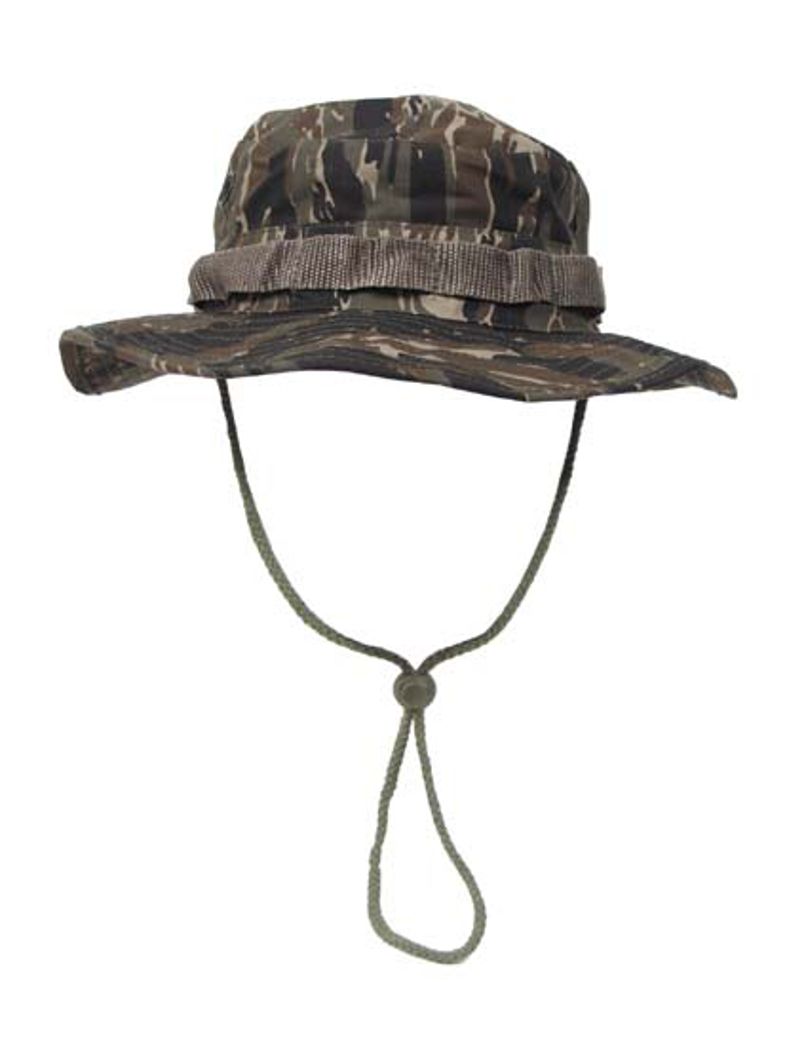 US GI Buschhut mit Kinnband tiger stripe