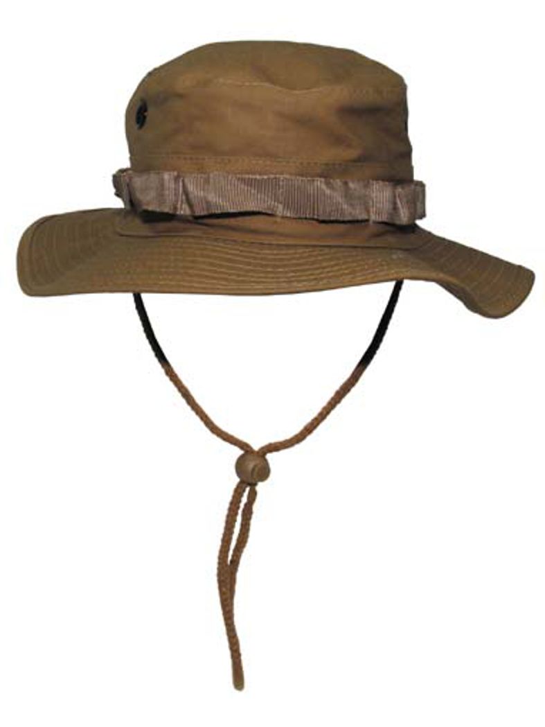 US GI Buschhut mit Kinnband coyote tan