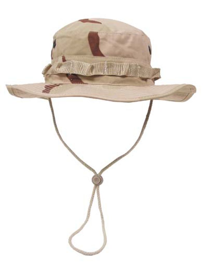 US GI Buschhut mit Kinnband 3 Farben desert