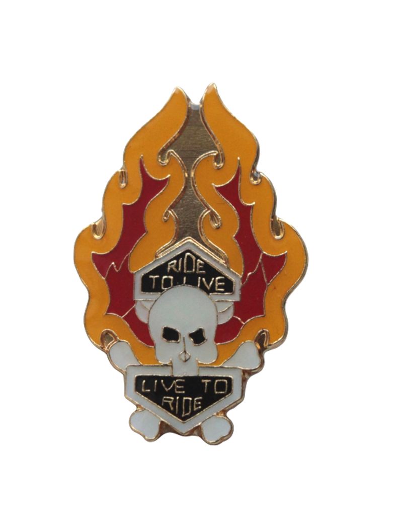 Anstecker Pin Live to Ride