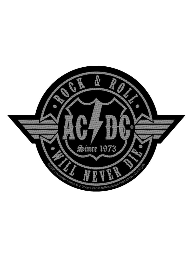 Aufnäher ACDC Rock n Roll will never Die