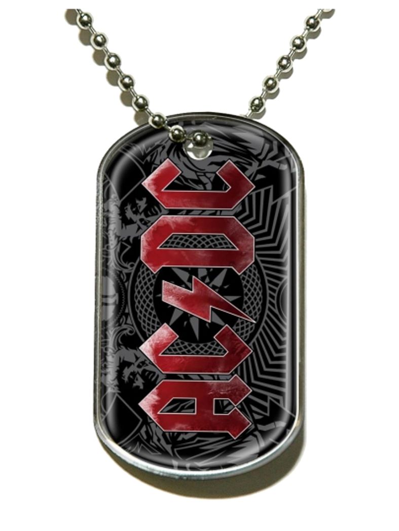 Erkennungsmarke ACDC Black Ice Dog Tag Halskette