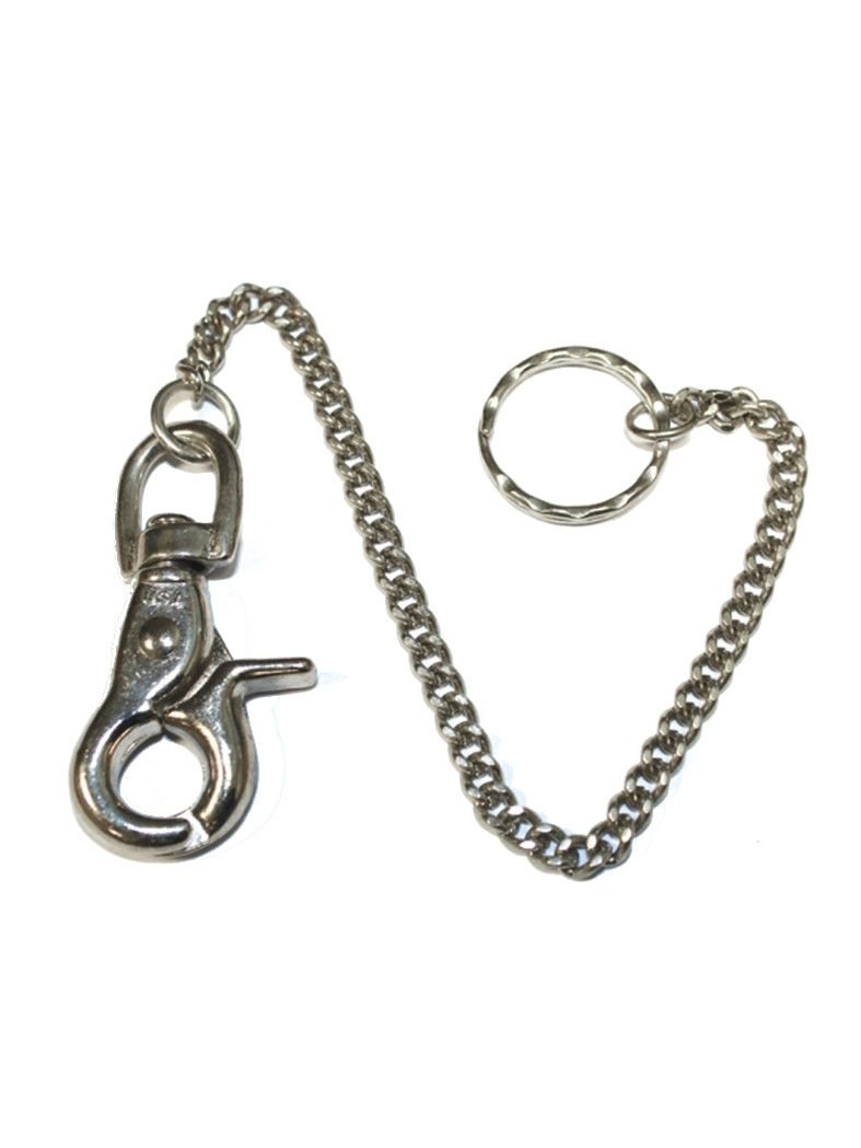 Schlüsselanhänger Karabiner Kette 34,5 cm