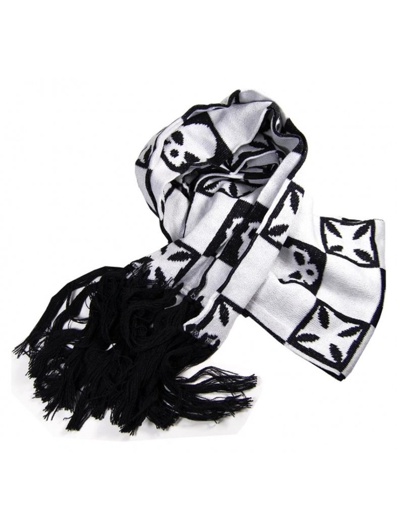 Winterset Eisernes Kreuz Totenkopf Schal Beanie Handschuhe