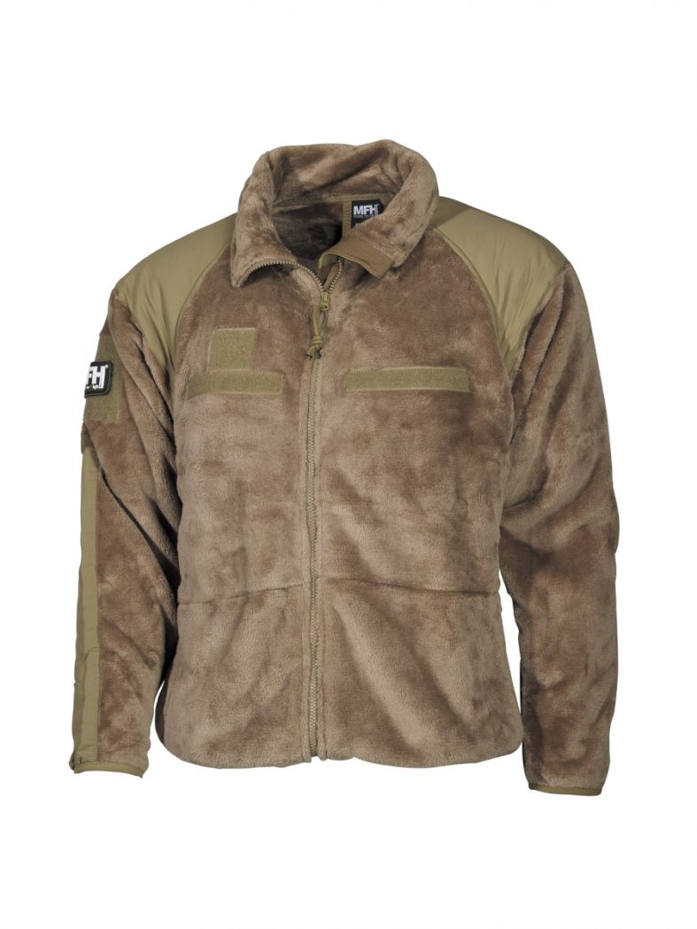 US Fleece-Jacke coyote tan