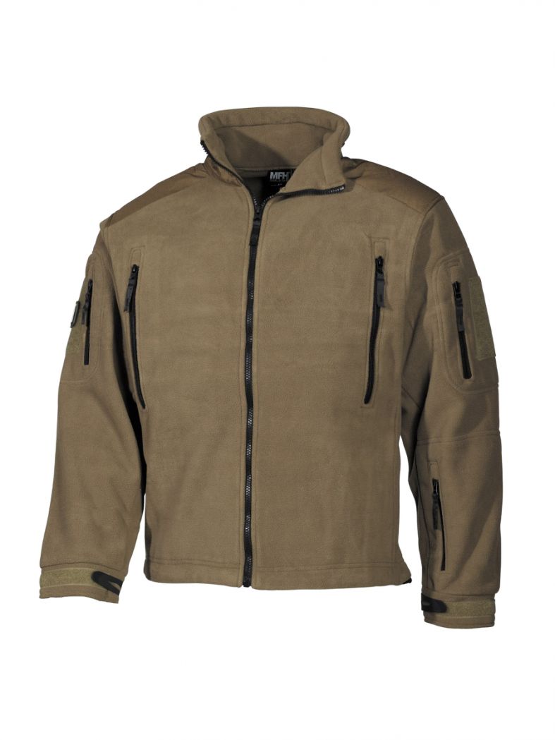 Fleece Jacke coyote tan MFH-Mission