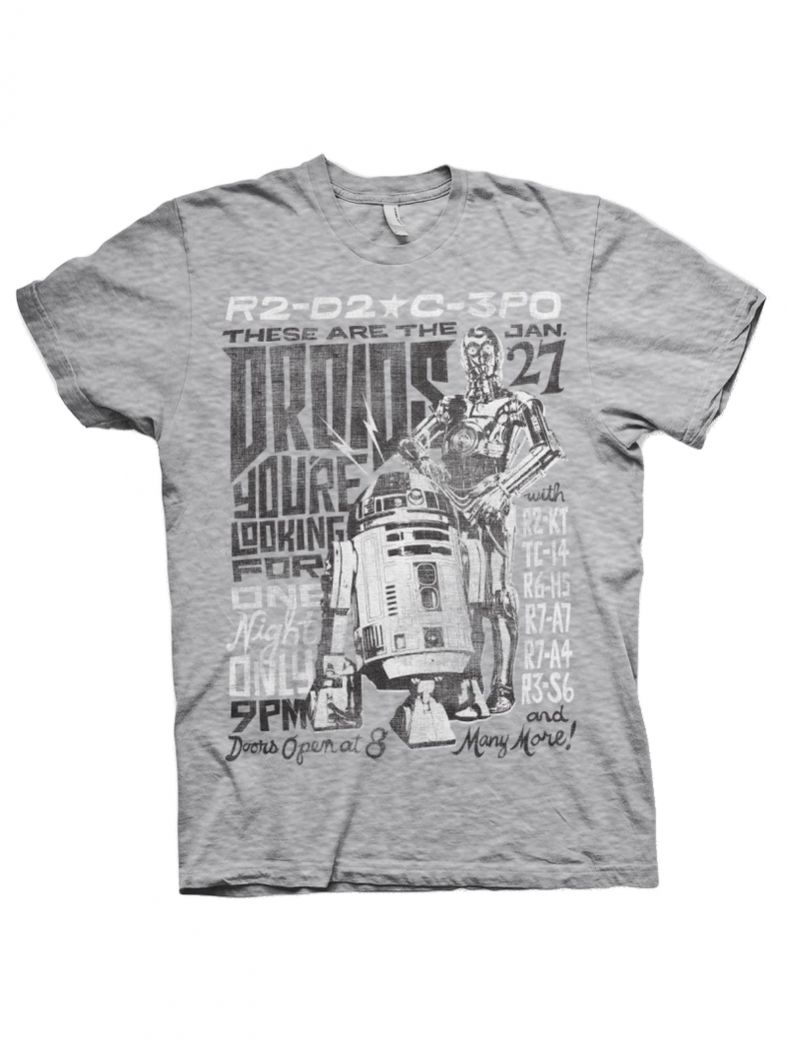 Star Wars T-Shirt Star Wars Droids Night