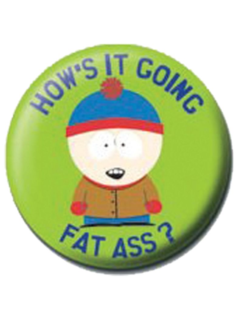 2 Button South Park grün