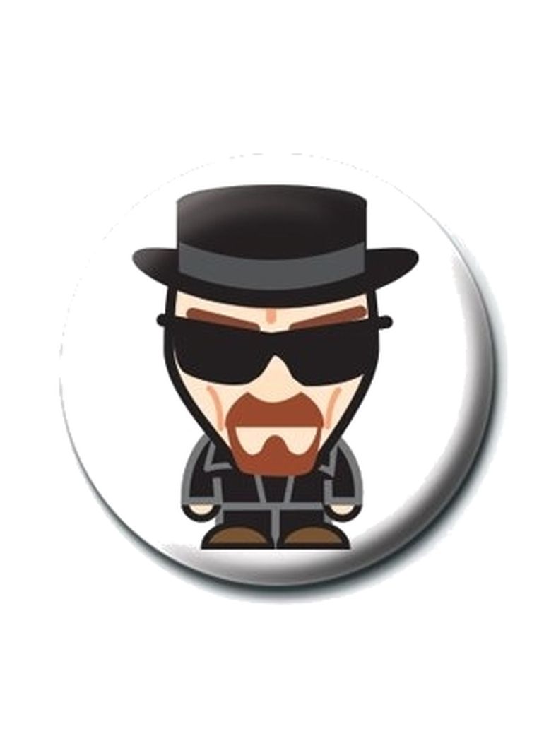 2 Button Breaking Bad Heisenberg