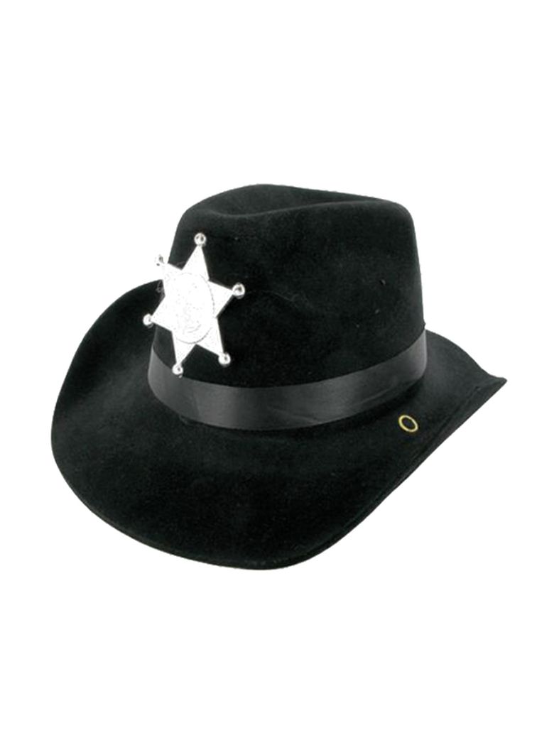 Kinder Cowboy Hut mit Sheriff Stern