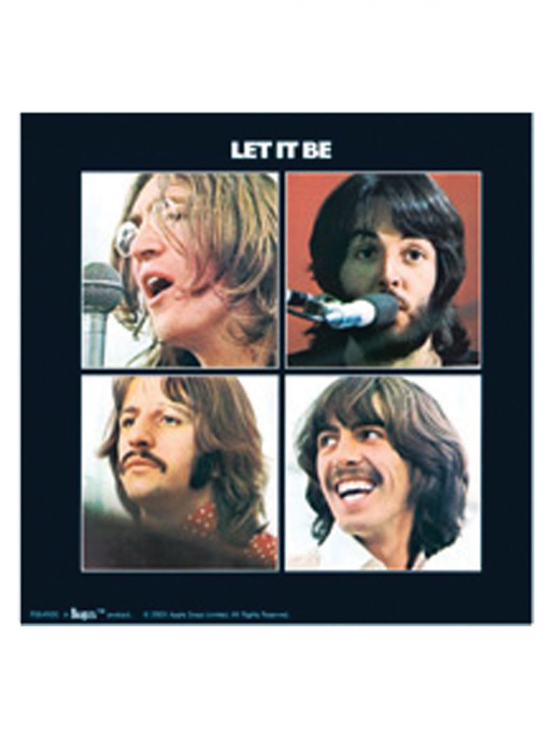 3 Aufkleber The Beatles Let it be