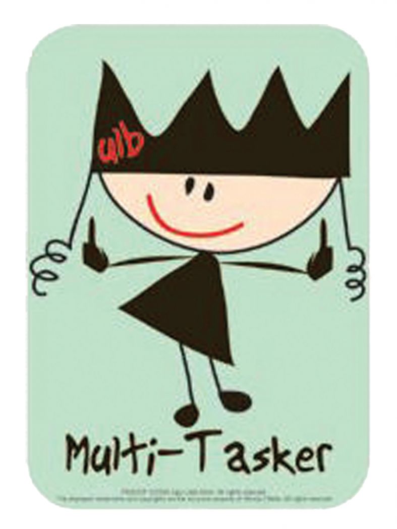 3 Aufkleber Ugly Little Bitch Wendy Multi