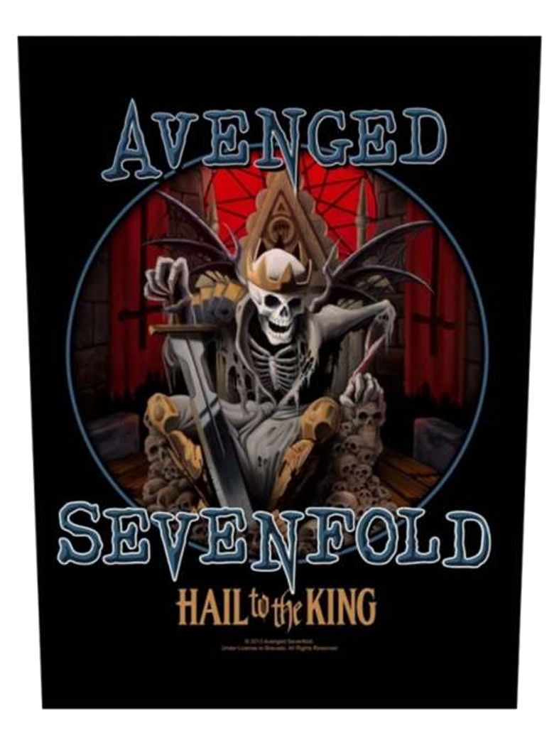 Avenged Sevenfold Rückenaufnäher Hail to the King