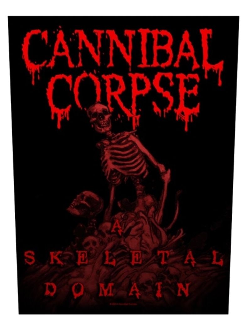 Cannibal Corpse Rückenaufnäher Skeletal Domain