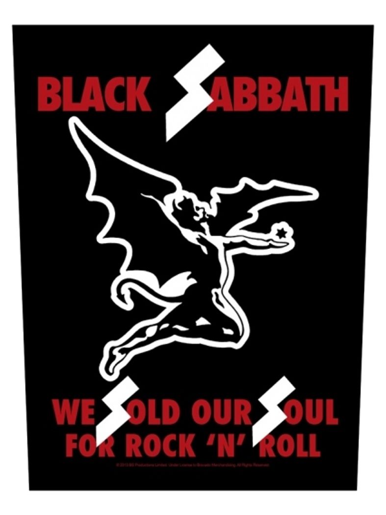 Black Sabbath Rückenaufnäher Sold our Soul