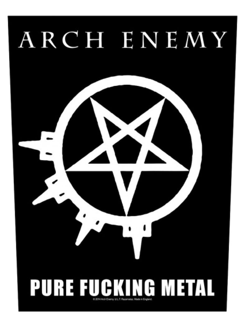 Arch Enemy Rückenaufnäher Pure Fucking Metal
