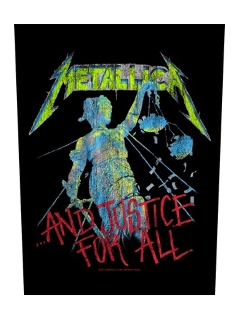 Metallica Rückenaufnäher And Justice For All