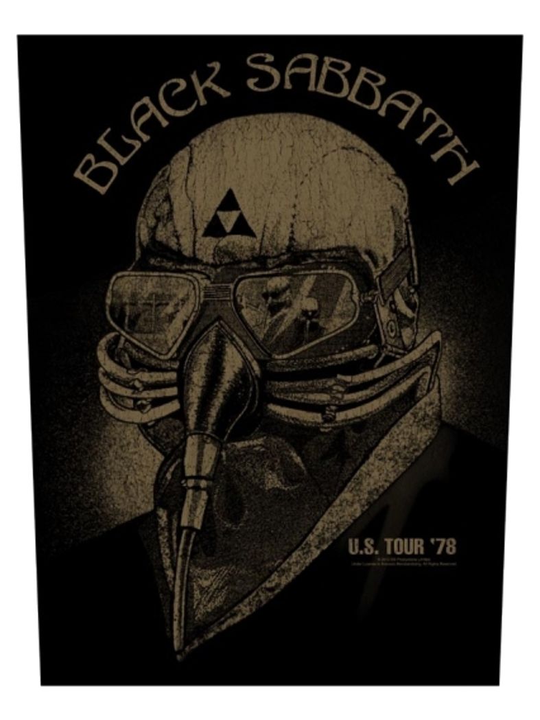 Black Sabbath Rückenaufnäher US Tour 1978