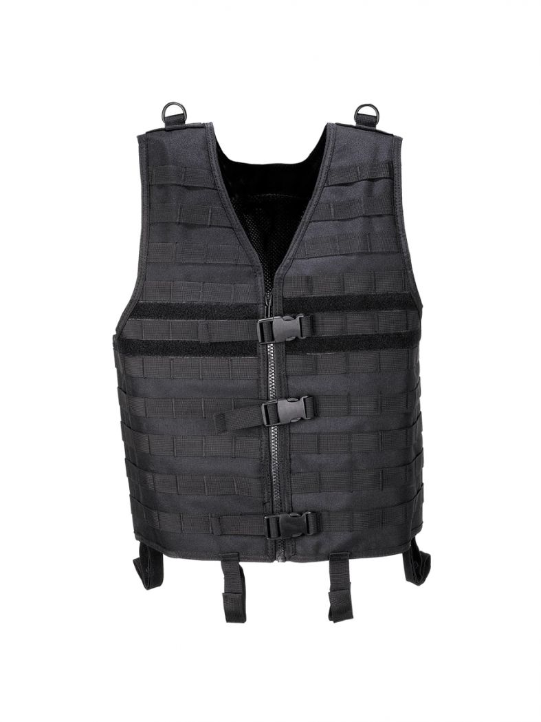 Armee Weste Molle schwarz mit Modular System