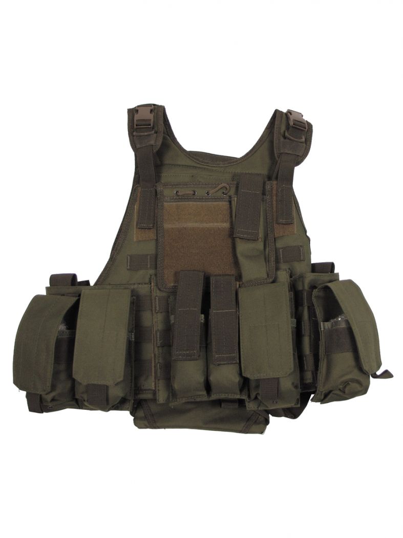 Tactical Weste oliv mit Modular System