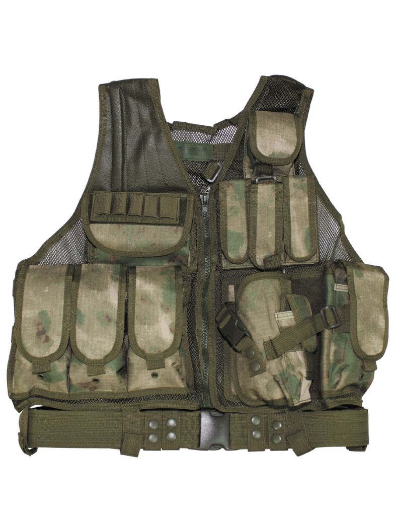 Einsatzweste USMC mit Koppel HDT-camo FG