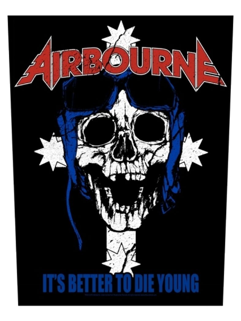 Airbourne Rückenaufnäher Its Better To Die Young
