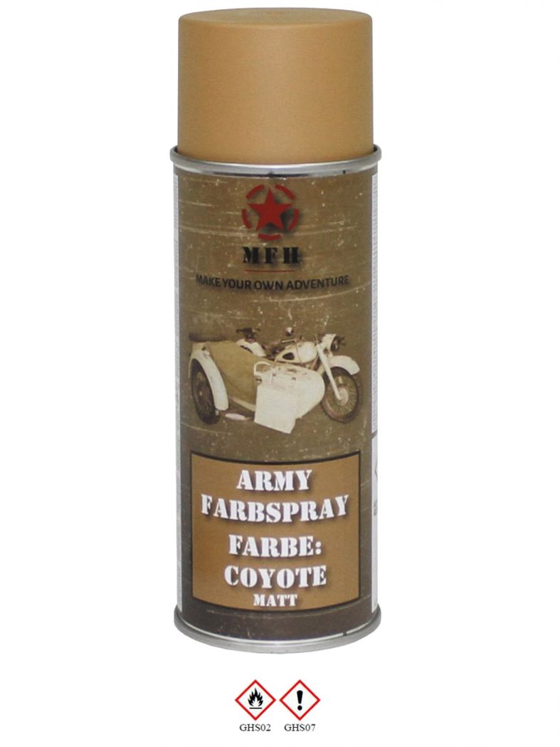 Militär Lack Spraydose coyote matt