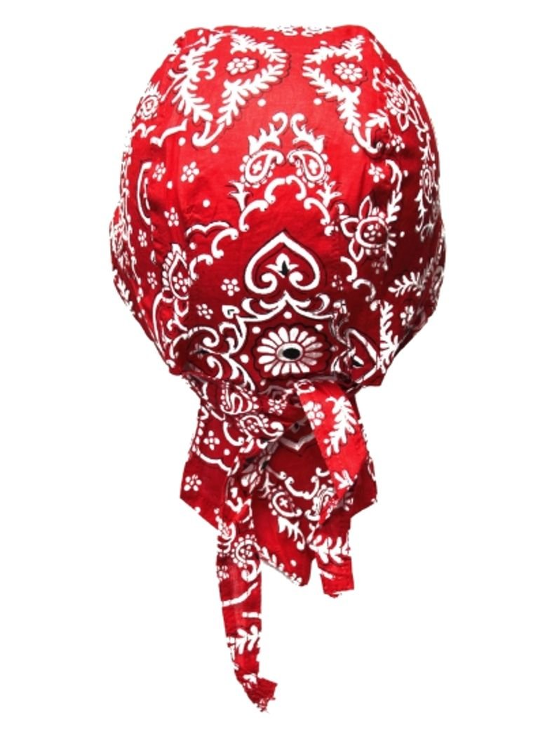 Bandana Cap Kinder Old school rot weiß