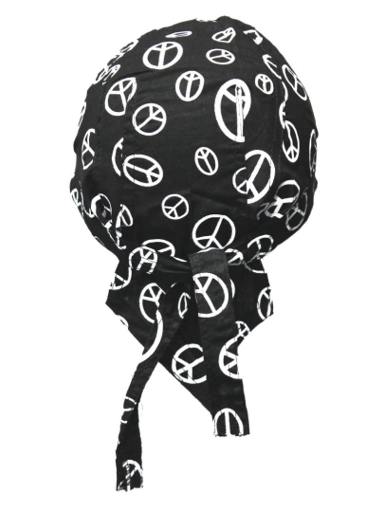 Bandana Cap Kinder Peace schwarz