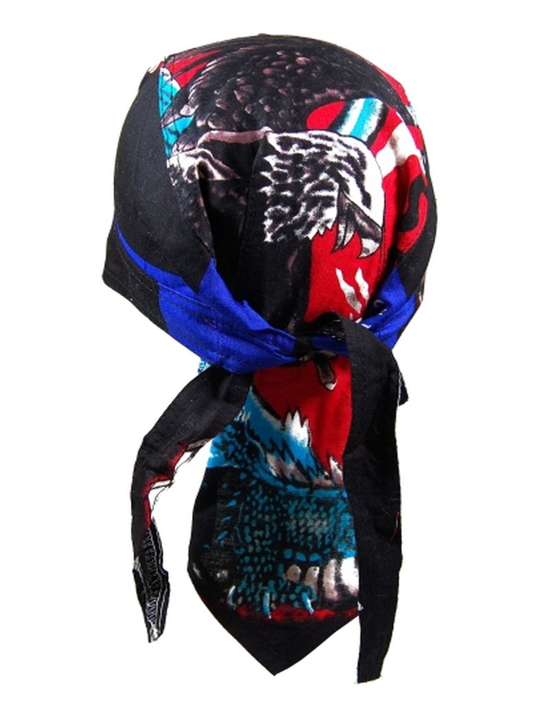 Bandana Cap Adler schwarz blau